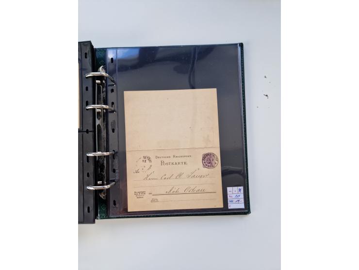 1875/89, Pfennig, Pfennige und Krone Adler, reichhaltige Sammlung mit circa 220 Belegen, inkl. Deutsche Kolonie, viele schöne