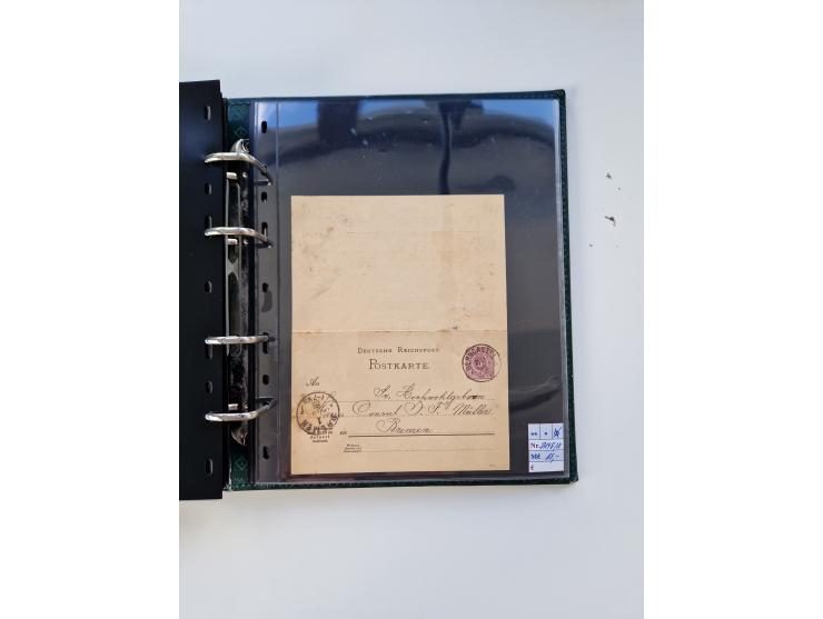 1875/89, Pfennig, Pfennige und Krone Adler, reichhaltige Sammlung mit circa 220 Belegen, inkl. Deutsche Kolonie, viele schöne