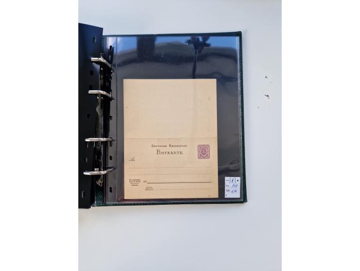 1875/89, Pfennig, Pfennige und Krone Adler, reichhaltige Sammlung mit circa 220 Belegen, inkl. Deutsche Kolonie, viele schöne