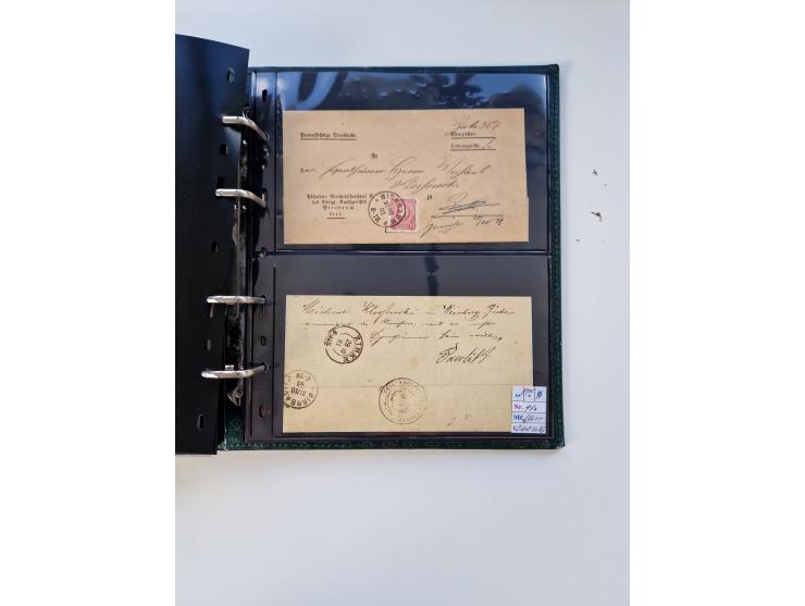 1875/89, Pfennig, Pfennige und Krone Adler, reichhaltige Sammlung mit circa 220 Belegen, inkl. Deutsche Kolonie, viele schöne