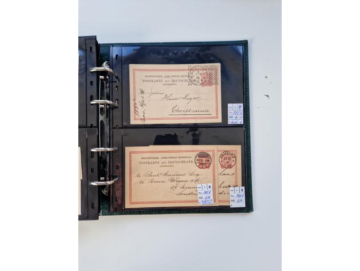 1875/89, Pfennig, Pfennige und Krone Adler, reichhaltige Sammlung mit circa 220 Belegen, inkl. Deutsche Kolonie, viele schöne