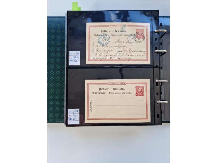 1875/89, Pfennig, Pfennige und Krone Adler, reichhaltige Sammlung mit circa 220 Belegen, inkl. Deutsche Kolonie, viele schöne