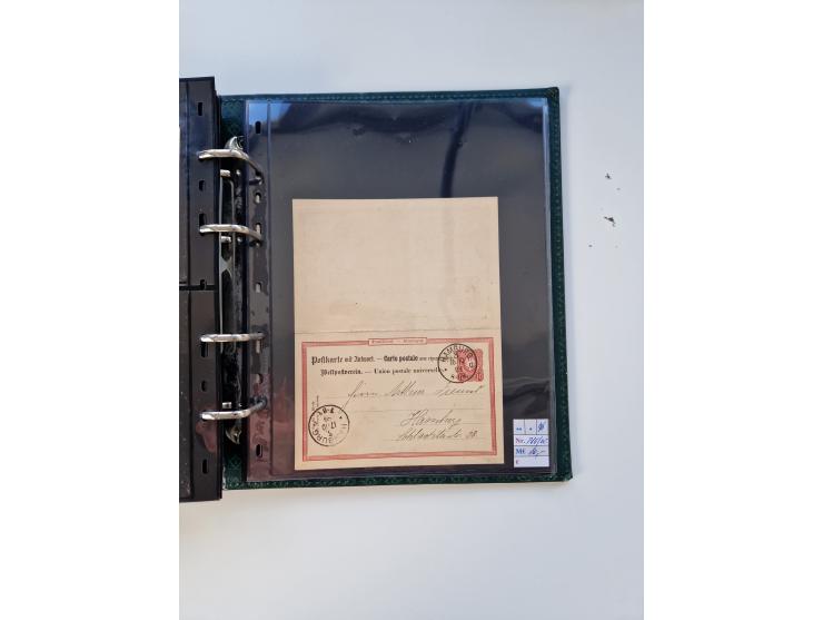 1875/89, Pfennig, Pfennige und Krone Adler, reichhaltige Sammlung mit circa 220 Belegen, inkl. Deutsche Kolonie, viele schöne