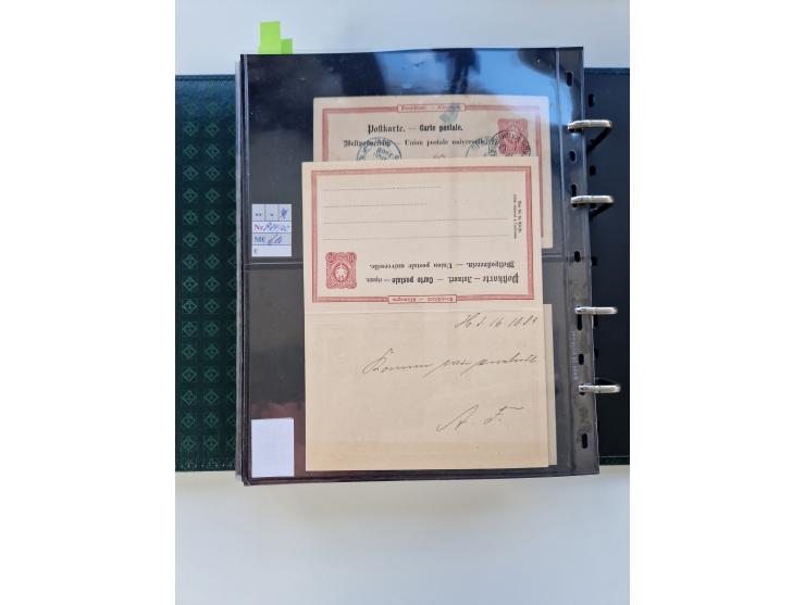 1875/89, Pfennig, Pfennige und Krone Adler, reichhaltige Sammlung mit circa 220 Belegen, inkl. Deutsche Kolonie, viele schöne