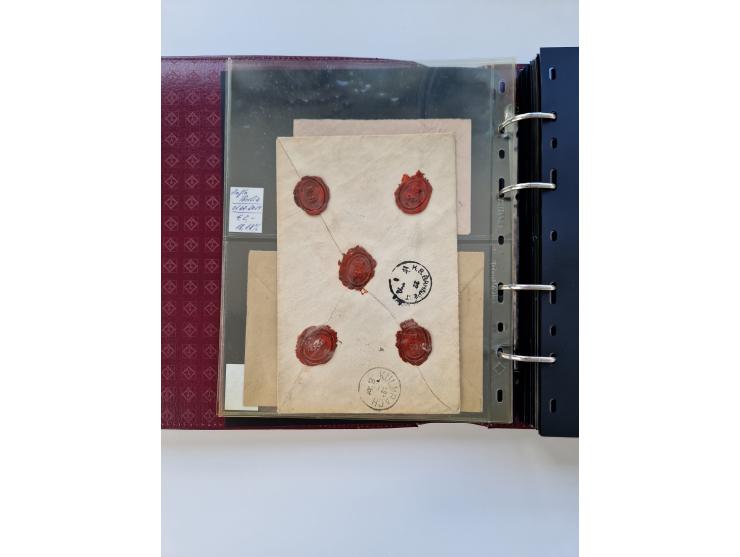 1875/89, Pfennig, Pfennige und Krone Adler, reichhaltige Sammlung mit circa 220 Belegen, inkl. Deutsche Kolonie, viele schöne