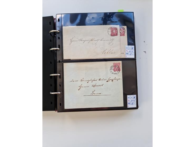 1875/89, Pfennig, Pfennige und Krone Adler, reichhaltige Sammlung mit circa 220 Belegen, inkl. Deutsche Kolonie, viele schöne