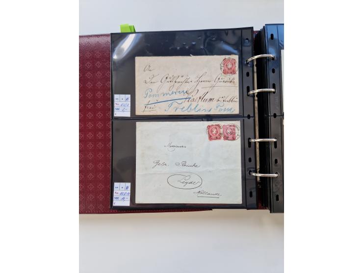 1875/89, Pfennig, Pfennige und Krone Adler, reichhaltige Sammlung mit circa 220 Belegen, inkl. Deutsche Kolonie, viele schöne