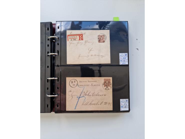 1875/89, Pfennig, Pfennige und Krone Adler, reichhaltige Sammlung mit circa 220 Belegen, inkl. Deutsche Kolonie, viele schöne