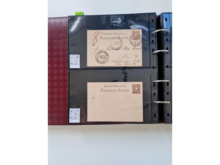 1875/89, Pfennig, Pfennige und Krone Adler, reichhaltige Sammlung mit circa 220 Belegen, inkl. Deutsche Kolonie, viele schöne