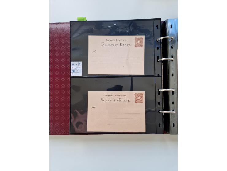 1875/89, Pfennig, Pfennige und Krone Adler, reichhaltige Sammlung mit circa 220 Belegen, inkl. Deutsche Kolonie, viele schöne