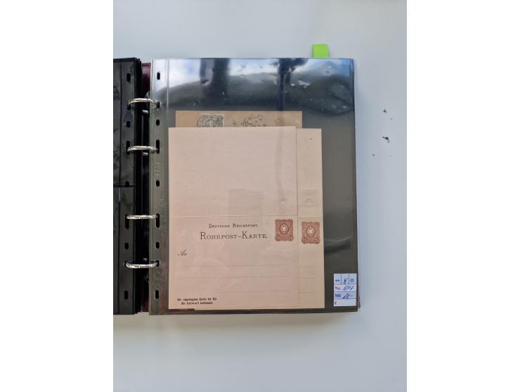 1875/89, Pfennig, Pfennige und Krone Adler, reichhaltige Sammlung mit circa 220 Belegen, inkl. Deutsche Kolonie, viele schöne