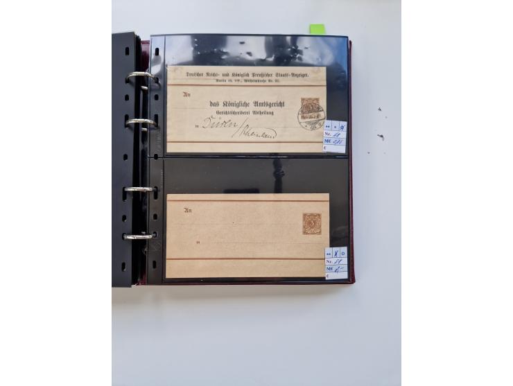 1875/89, Pfennig, Pfennige und Krone Adler, reichhaltige Sammlung mit circa 220 Belegen, inkl. Deutsche Kolonie, viele schöne