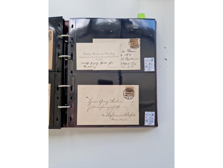 1875/89, Pfennig, Pfennige und Krone Adler, reichhaltige Sammlung mit circa 220 Belegen, inkl. Deutsche Kolonie, viele schöne