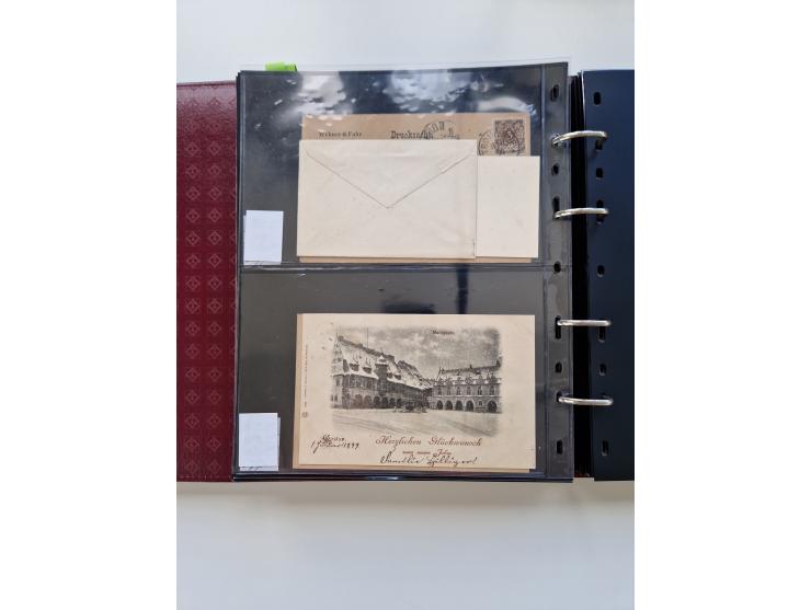 1875/89, Pfennig, Pfennige und Krone Adler, reichhaltige Sammlung mit circa 220 Belegen, inkl. Deutsche Kolonie, viele schöne