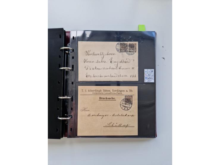 1875/89, Pfennig, Pfennige und Krone Adler, reichhaltige Sammlung mit circa 220 Belegen, inkl. Deutsche Kolonie, viele schöne