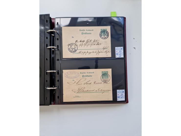 1875/89, Pfennig, Pfennige und Krone Adler, reichhaltige Sammlung mit circa 220 Belegen, inkl. Deutsche Kolonie, viele schöne