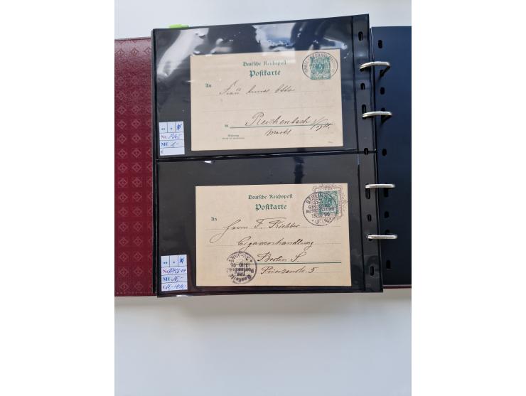 1875/89, Pfennig, Pfennige und Krone Adler, reichhaltige Sammlung mit circa 220 Belegen, inkl. Deutsche Kolonie, viele schöne