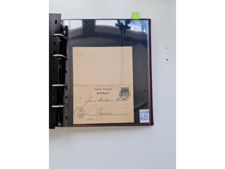 1875/89, Pfennig, Pfennige und Krone Adler, reichhaltige Sammlung mit circa 220 Belegen, inkl. Deutsche Kolonie, viele schöne