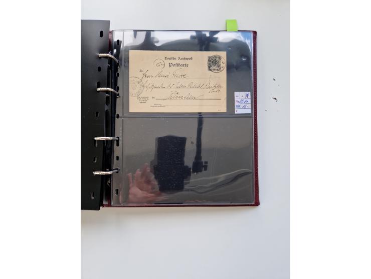 1875/89, Pfennig, Pfennige und Krone Adler, reichhaltige Sammlung mit circa 220 Belegen, inkl. Deutsche Kolonie, viele schöne