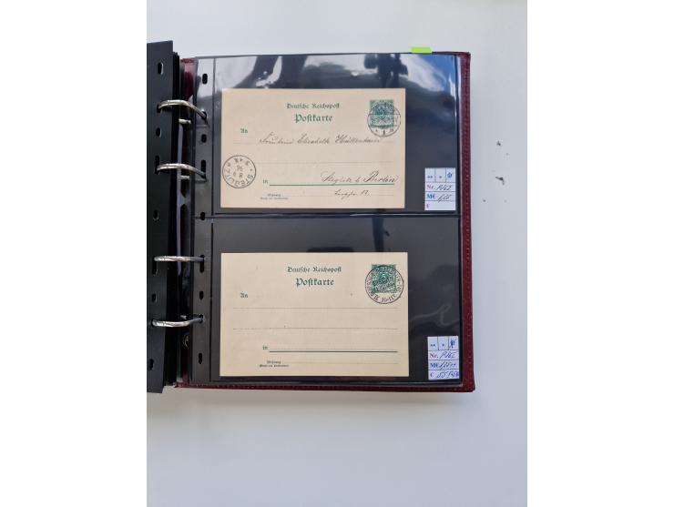 1875/89, Pfennig, Pfennige und Krone Adler, reichhaltige Sammlung mit circa 220 Belegen, inkl. Deutsche Kolonie, viele schöne