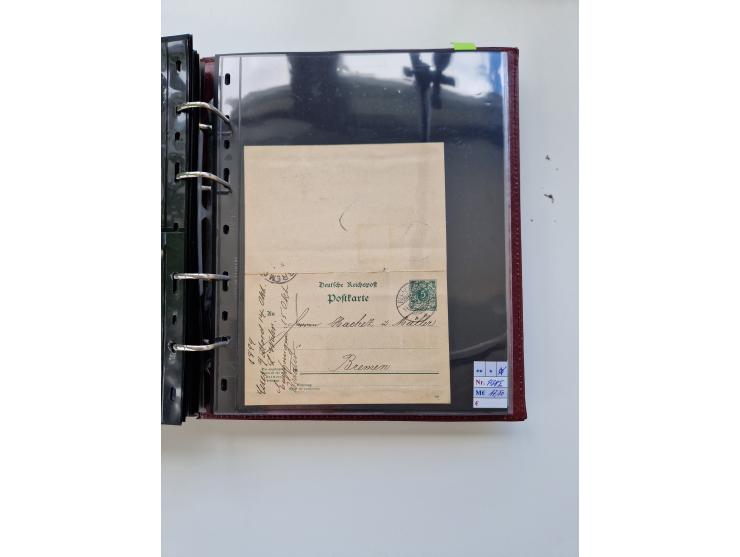 1875/89, Pfennig, Pfennige und Krone Adler, reichhaltige Sammlung mit circa 220 Belegen, inkl. Deutsche Kolonie, viele schöne