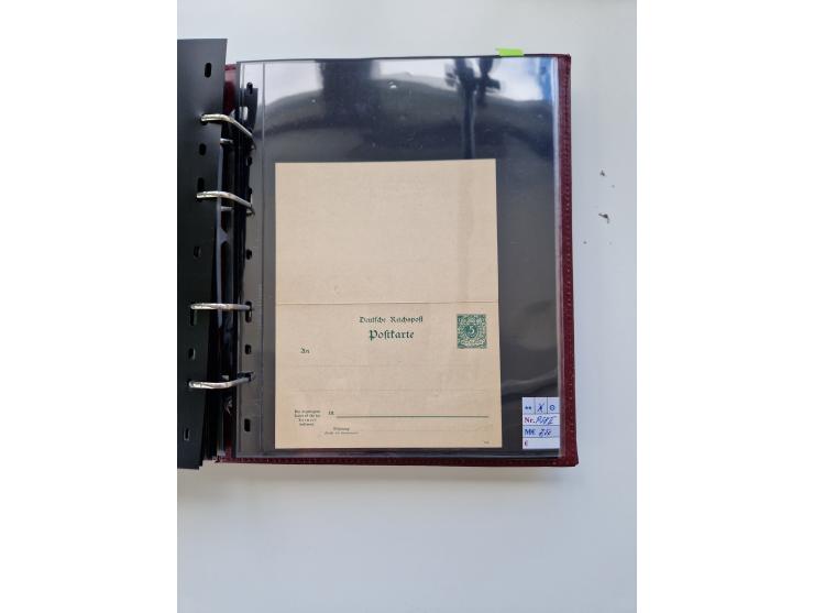 1875/89, Pfennig, Pfennige und Krone Adler, reichhaltige Sammlung mit circa 220 Belegen, inkl. Deutsche Kolonie, viele schöne