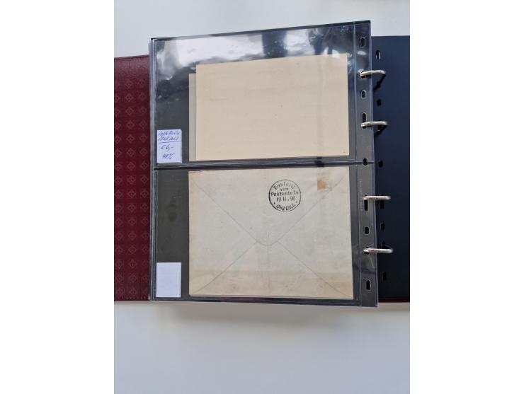 1875/89, Pfennig, Pfennige und Krone Adler, reichhaltige Sammlung mit circa 220 Belegen, inkl. Deutsche Kolonie, viele schöne