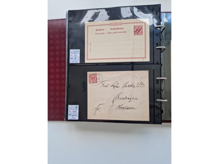 1875/89, Pfennig, Pfennige und Krone Adler, reichhaltige Sammlung mit circa 220 Belegen, inkl. Deutsche Kolonie, viele schöne