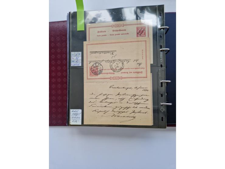 1875/89, Pfennig, Pfennige und Krone Adler, reichhaltige Sammlung mit circa 220 Belegen, inkl. Deutsche Kolonie, viele schöne