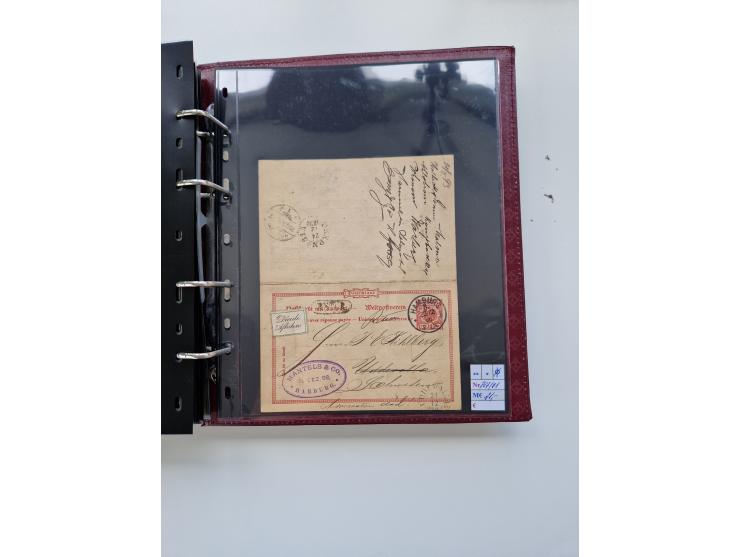 1875/89, Pfennig, Pfennige und Krone Adler, reichhaltige Sammlung mit circa 220 Belegen, inkl. Deutsche Kolonie, viele schöne