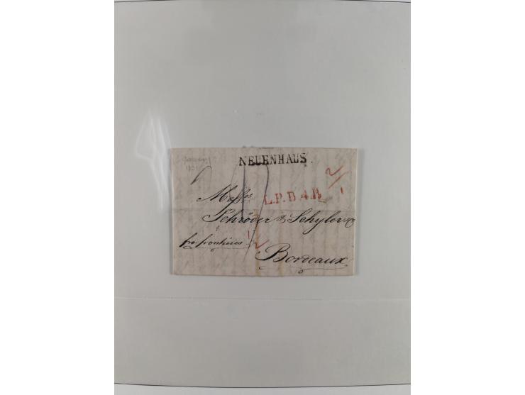 1831/1855, reichhaltige meist gestempelte Sammlung der norddeutschen Staaten ab Hannover über Helgoland, Mecklenburg Schwerin