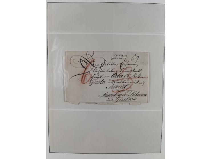 1831/1855, reichhaltige meist gestempelte Sammlung der norddeutschen Staaten ab Hannover über Helgoland, Mecklenburg Schwerin