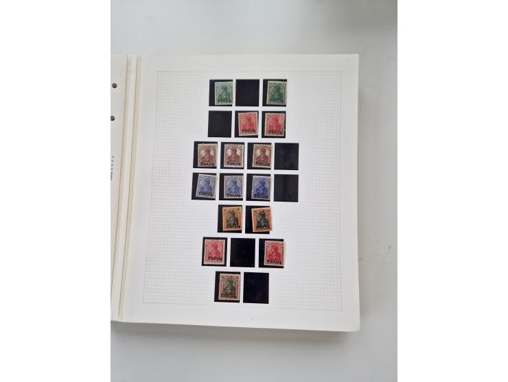 1920/39, sehr interessante und inhaltsreiche ungebrauchte/postfrische und gestempelte Sammlung, beginnend mit reichhaltigem T