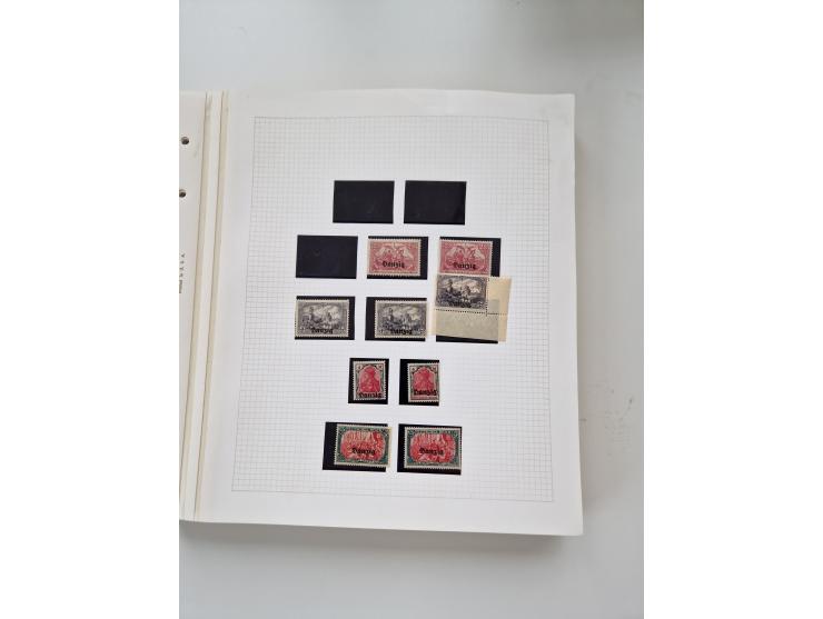1920/39, sehr interessante und inhaltsreiche ungebrauchte/postfrische und gestempelte Sammlung, beginnend mit reichhaltigem T
