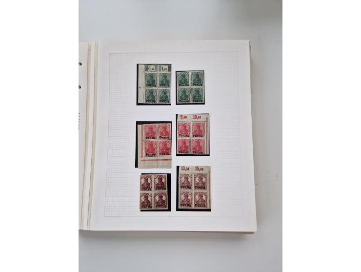1920/39, sehr interessante und inhaltsreiche ungebrauchte/postfrische und gestempelte Sammlung, beginnend mit reichhaltigem T