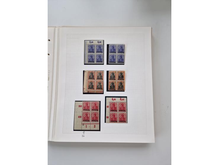 1920/39, sehr interessante und inhaltsreiche ungebrauchte/postfrische und gestempelte Sammlung, beginnend mit reichhaltigem T