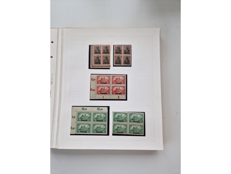 1920/39, sehr interessante und inhaltsreiche ungebrauchte/postfrische und gestempelte Sammlung, beginnend mit reichhaltigem T