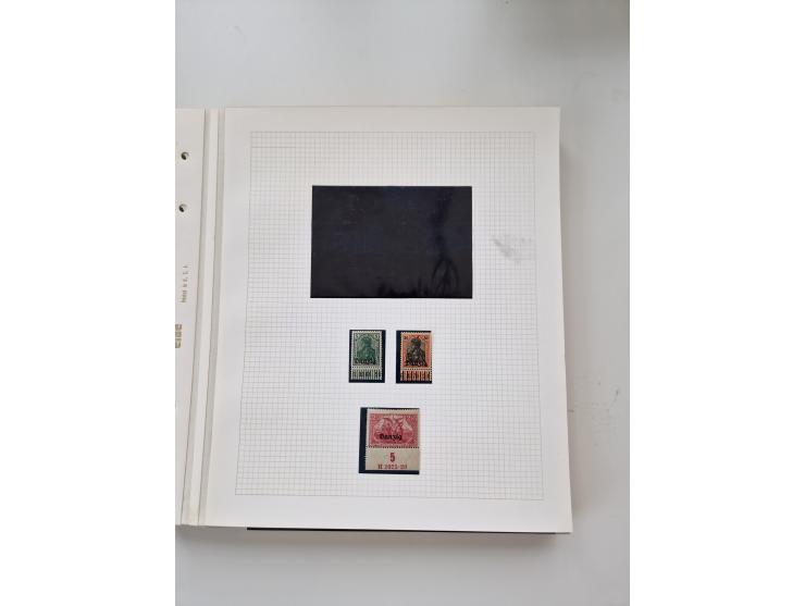 1920/39, sehr interessante und inhaltsreiche ungebrauchte/postfrische und gestempelte Sammlung, beginnend mit reichhaltigem T