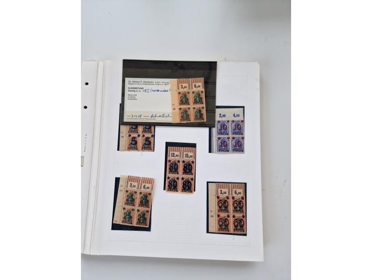1920/39, sehr interessante und inhaltsreiche ungebrauchte/postfrische und gestempelte Sammlung, beginnend mit reichhaltigem T