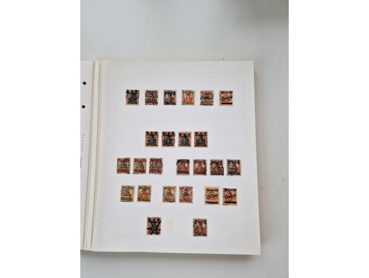 1920/39, sehr interessante und inhaltsreiche ungebrauchte/postfrische und gestempelte Sammlung, beginnend mit reichhaltigem T