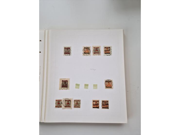 1920/39, sehr interessante und inhaltsreiche ungebrauchte/postfrische und gestempelte Sammlung, beginnend mit reichhaltigem T