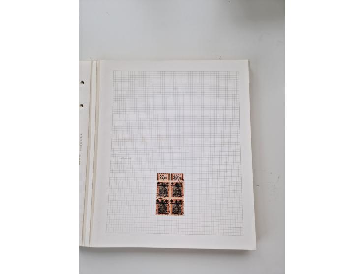 1920/39, sehr interessante und inhaltsreiche ungebrauchte/postfrische und gestempelte Sammlung, beginnend mit reichhaltigem T