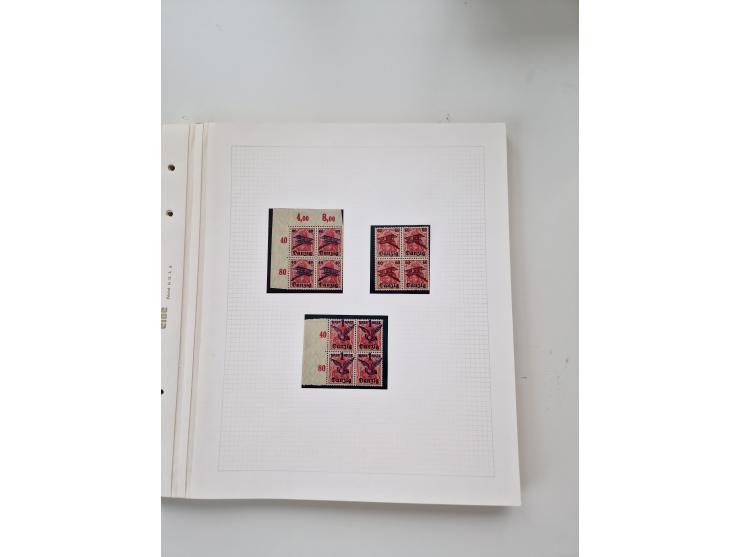 1920/39, sehr interessante und inhaltsreiche ungebrauchte/postfrische und gestempelte Sammlung, beginnend mit reichhaltigem T