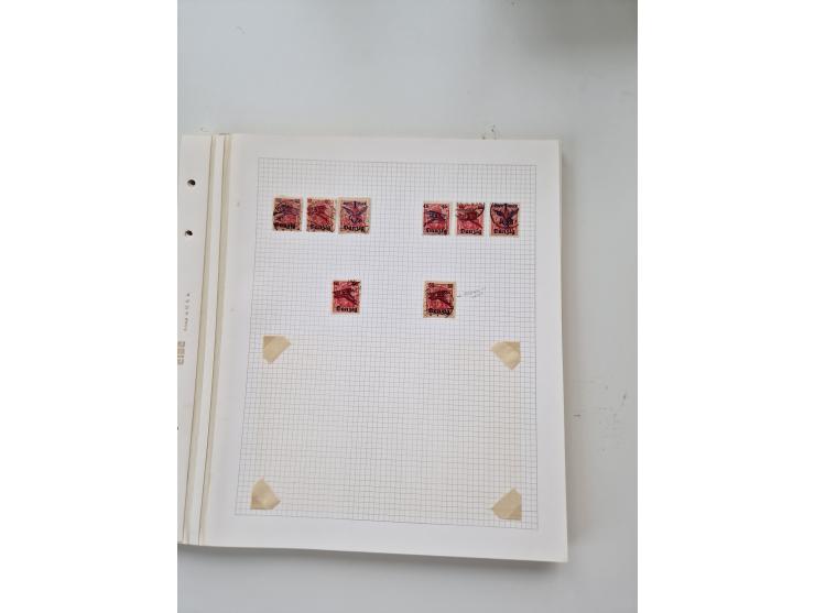 1920/39, sehr interessante und inhaltsreiche ungebrauchte/postfrische und gestempelte Sammlung, beginnend mit reichhaltigem T