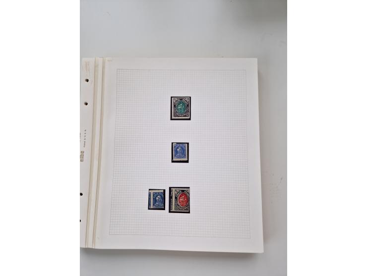 1920/39, sehr interessante und inhaltsreiche ungebrauchte/postfrische und gestempelte Sammlung, beginnend mit reichhaltigem T