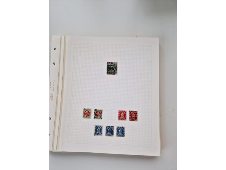 1920/39, sehr interessante und inhaltsreiche ungebrauchte/postfrische und gestempelte Sammlung, beginnend mit reichhaltigem T