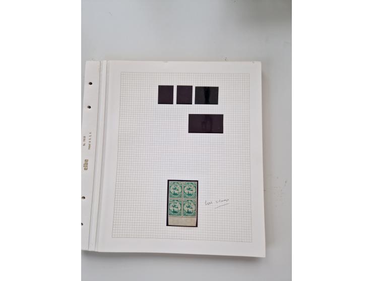 1920/39, sehr interessante und inhaltsreiche ungebrauchte/postfrische und gestempelte Sammlung, beginnend mit reichhaltigem T