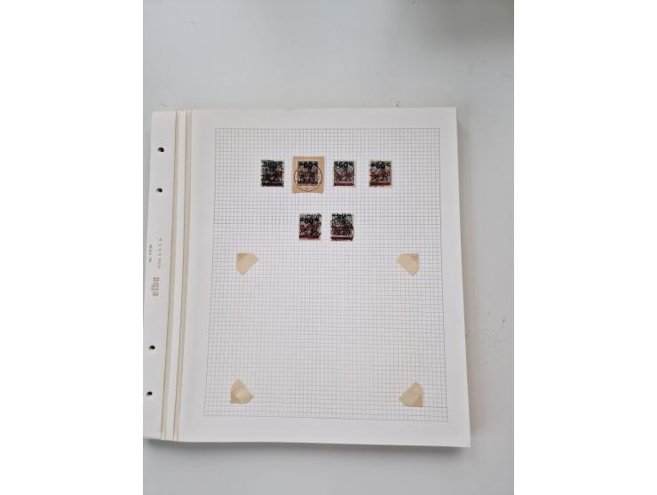 1920/39, sehr interessante und inhaltsreiche ungebrauchte/postfrische und gestempelte Sammlung, beginnend mit reichhaltigem T