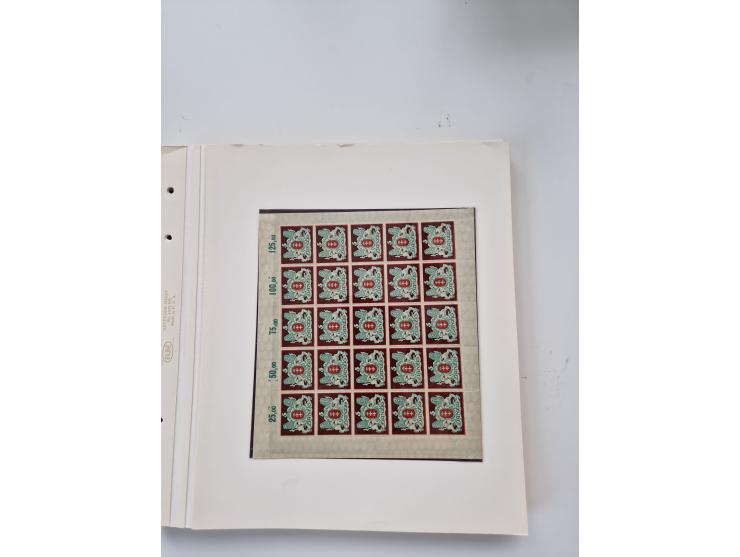 1920/39, sehr interessante und inhaltsreiche ungebrauchte/postfrische und gestempelte Sammlung, beginnend mit reichhaltigem T