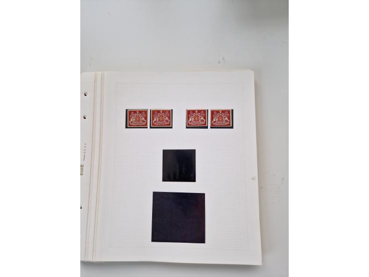 1920/39, sehr interessante und inhaltsreiche ungebrauchte/postfrische und gestempelte Sammlung, beginnend mit reichhaltigem T